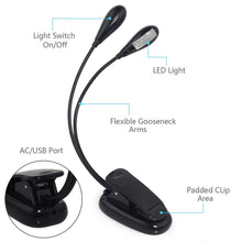 High Quality led stand reading lamp book lamp Clip on LED Lamp for Music Stand and Book Reading Light clip ledmusic clip lamp